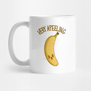 “Very Apeeling” Super Cute Grinning Banana Mug